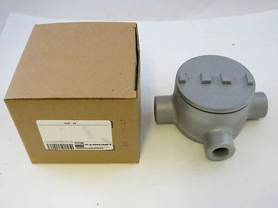 OZ/GEDNEY GUAT50 1/2" EXPLOSION PROOF TYPE GUA OUTLET BOX GRT50 GUAT16