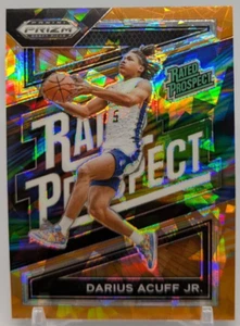 ๐2024 Panini Prizm Draft Picks #7 Darius Acuff Jr. Rated Prospect Orange Ice๐ - Picture 1 of 3