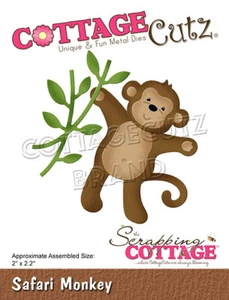 Nuevo troquel de corte de metal Safari Monkey CC-846 para cabaña de desguace Cutz - Imagen 1 de 1