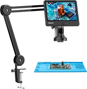 DM602-Flex Digitales Mikroskop 2000x Lötmikroskop Flexible Halterung Mikroskop - Imagen 1 de 9