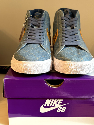 Taglia 7 Nike Blazer Supreme Nike Zoom Blazer Mid QS SB Supreme Denim DX8421 400