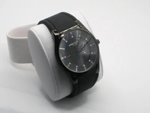 Kenneth Cole New York Date 44mm Black Ion Plated Rubber Men's Watch 10031356 - Picture 1 of 10