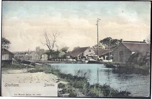 Postal vintage de 1905: hormiga de río en STALHAM (Norfolk Broads). P&P gratis Reino Unido - Imagen 1 de 2