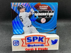 GLEYBER TORRES 2022 Topps Series 1 GENERATION NOW BLUE PARALLEL YANKEES - Imagen 1 de 1