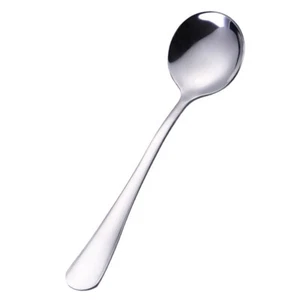 Teelöffel Set Edelstahl rund Kind Schüler Eislöffel Kaffeesuppe - Bild 1 von 11