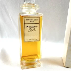 Parfums Caron Narcisse Noir Eau De Cologne NOS 3.38 Oz Vintage Sealed - Picture 1 of 6