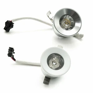 Mini LED Strahler Einbaustrahler Treppenleuchte Wegweiser 1W 220V IP20 Loch 25 30mm - Bild 1 von 19