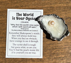 Ganz 'The World Is Your Oyster' Charm Token + Poem Card 'Be True to Yourself'