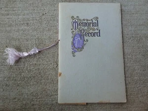 Vintage 1933 Memorial Record W/ Npaper Clippings "Menzo Elgersma" Paper Eph Iowa - Picture 1 of 2