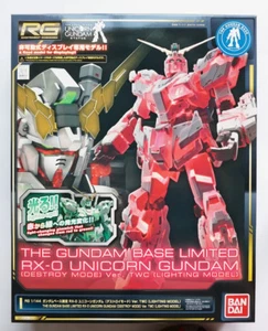 BANDAI RG 1/144 Unicorn Gundam Lighting model The Gundam Base limited kit - Picture 1 of 12