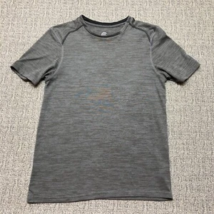 Champion Shirt Boys Small Gray Dri Fit Quick Tee Pullover Athletic Short Sleeve - Picture 1 of 10