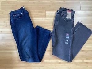 NWT WOMEN'S LEVI JEANS 501 Original Straight Leg High Rise Lot Of 2 - Picture 1 of 16