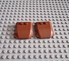 LEGO Dach Motorhaube rotbraun 2 stk. Reddish Wedge 4x4x2/3 45677 A049