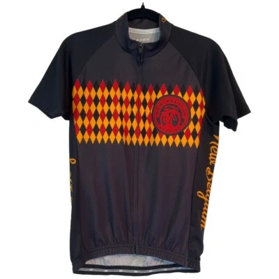 Capo Mens Full Zip Cycling Jersey Sz Small New Belgium Fort Collins Black Pocket - Image 1 of 4