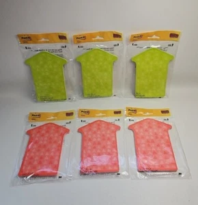 Arrow Shaped Post It Notes - 4.7" x 6.2" - 6 Packs Of 50 Notes - Unique Shape - Picture 1 of 4