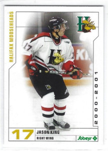 2000-01 Halifax Mooseheads (QMJHL) Jason King