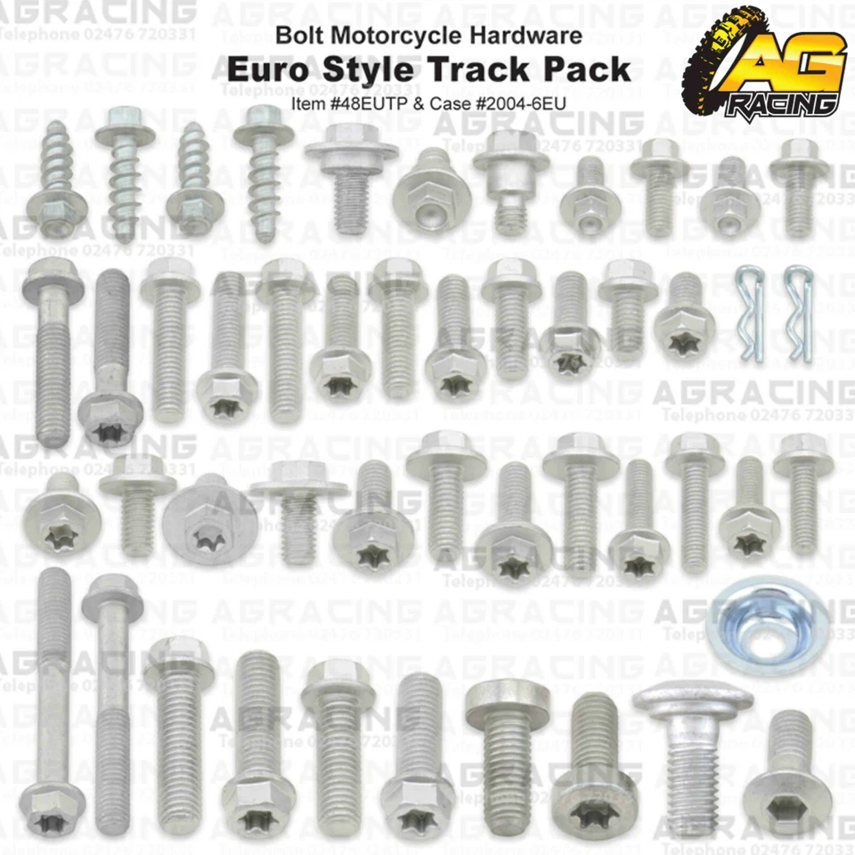 BOLT MOTORCYCLE HARDWARE KTM Husaberg Beta Husqvarna Track Pack Kit Bulloni Motocross Enduro