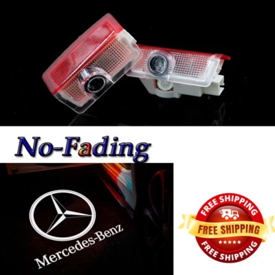 Luz LED de charco proyector de cortesía de puerta para Mercedes Clase C W205 2015-2022 - Imagen 1 de 4