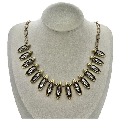 ✨ J. Ожерелье с экипажем 19 дюймов красивое заявленное изделие с шикарными кристаллами - Изображение 1 из 4