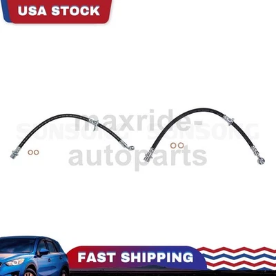 Par de mangueras de línea de freno trasero Sunsong para Acura CL 2001 2002 2003 Foto 1 de 4