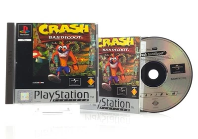 Sony Playstation 1 Spiel : Crash Bandicoot 1 - Platinum OVP CD Anleitung PS1 PAL - Bild 1 von 4