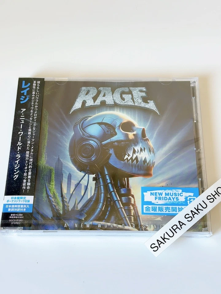 RAGE A World Rising Limited Edition CD Bonus Track Japan GQCS-91661