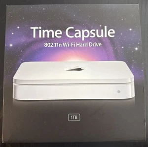Apple AirPort Time Capsule 3rd Gen 1TB WiFi Backup Hard Drive 802.11n ORIG BOX - Bild 1 von 8