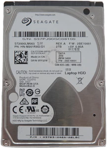 Seagate ST2000LM003 2TB 2.5" SATA III Laptop HDD - Afbeelding 1 van 6