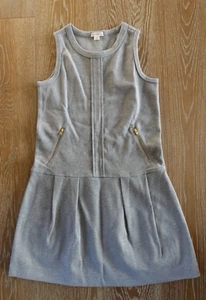 Crewcuts JCrew Girls Gray Cotton Jumper Dress Size 12 NWT - Picture 1 of 5