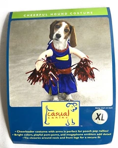 Casual Canine Cheerful Hound Cheerleader Dog Costume, Size Extra Large - Picture 1 of 7