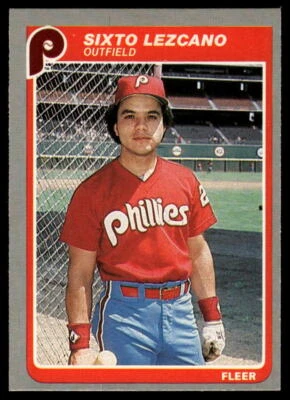 1985 Fleer #258 Sixto Lezcano - Image 1 of 2
