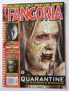 FANGORIA : ISSUE 277 : HORROR : QUARANTINE/FEAST 2/SAW V/TRUEBLOOD : 2008 : VG - Picture 1 of 6