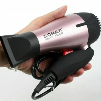 MINI PHON DA VIAGGIO PIEGHEVOLE PORTATILE Asciugacapelli 1500 W - Image 1 of 2