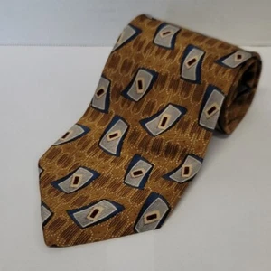 CORBATA STAFFORD SEDA HOMBRE MARRÓN AZUL 56" 4" - Imagen 1 de 3