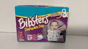NEW Bibsters Small 0-6 Months Disposable Bibs 20 Count Sesame Street - Picture 1 of 3