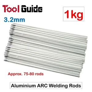 1kg 3.2mm Aluminium E4043 ARC Welding Electrodes DC Rod Stick Sticks - Picture 1 of 6