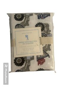 NEW Pottery Barn Kids  Flannel Pillowcase Tractor