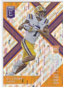 D.J. CHARK 2018 PANINI ELITE DRAFT PICKS ORANGE ASPIRATIONS RC #131 LSU - Picture 1 of 1