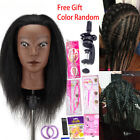 Mannequin Head For Braiding Training Hair Styling Hairdressing Practice Model