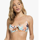 Roxy 259813 Women's Swim The Sea Bralette Bikini Top Swimwear Peach Size S Small