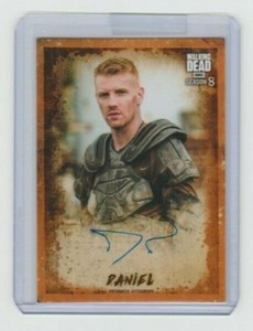 TOPPS WALKING DEAD SEASON 8 DANIEL NEWMAN/DANIEL AUTOGRAPH CARD #/99!