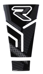 Almohadilla de depósito 3D pegatina de moto protección de depósito compatible para BMW F 900 R negro - Imagen 1 de 5
