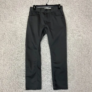 Levis 511 Slim Jeans Boys 16 Reg 28x28 Gray Denim Stretch Casual Preppy School - Picture 1 of 10