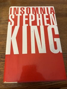Insomnia Book Hardcover Stephen King 1st Edition 1994 Viking Red Cover - Picture 1 of 14