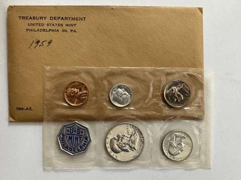 1959 US Mint Proof Set Cover