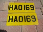 Grenada license plate pair  #  HA 0169