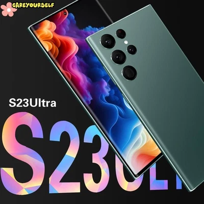 S23 Ultra 8+256GB Smartphone 7.3 Factory Unlocked Android Mobile Phones 8000mAh - Image 1 of 4