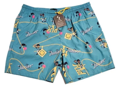 NWT Junior "Kid" Griffey Jr Swim Trunks Shorts By Baseballism Size Large L New - Image 1 of 4