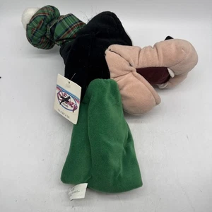 Disney Store Golf Club Head Cover GOOFY w/ blue and green plaid hat - Picture 1 of 10