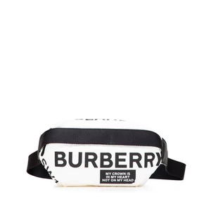 BURBERRY Logo horse ferry body bag Women 【Used】 - Picture 1 of 11